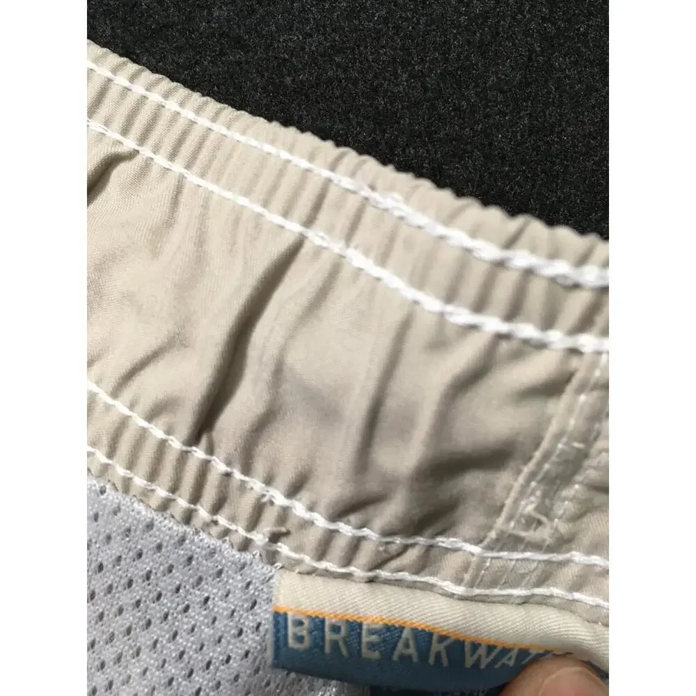 Breakwater Swim Trunks Shorts Mens tri  Pattern Mesh Lining Vintage large - Picture 5 of 7